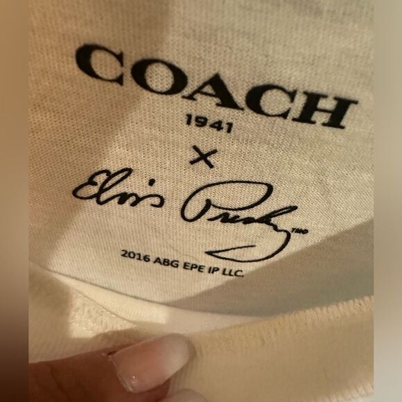 Coach Medium Limited Edition Elvis Collage T-Shirt - Picture 7 of 9